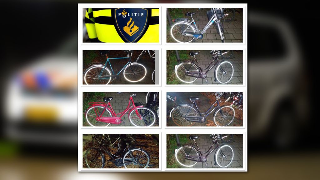 Politie: Van wie zijn deze gemolesteerde fietsen bij station Woerden?