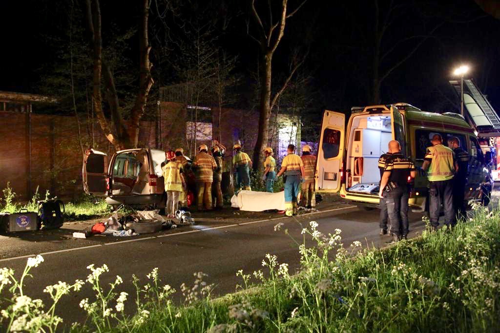 Zwaar gewonde bestuurder na ongeval Oudewater